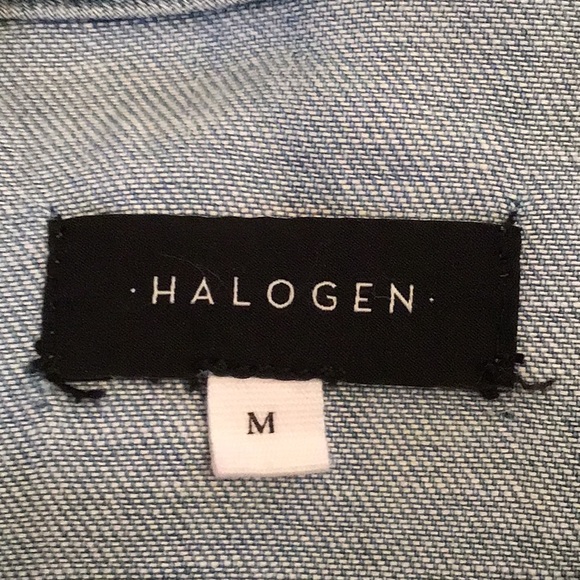 Modern jean jacket size medium by Halogen - Picture 3 of 3